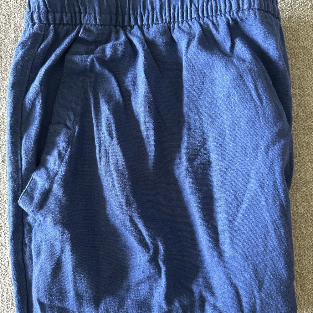 Old Navy brand new linen pull on wide leg